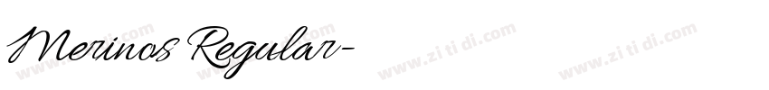 Merinos Regular字体转换 Merinos Regular字体转换